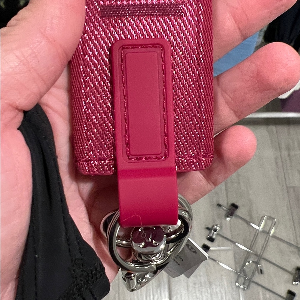 Lululemon Athletica Fuchsia Key Holder - Picture 3 of 5